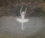 Clarice Beckett Pavlova, Dying Swan France oil painting artist